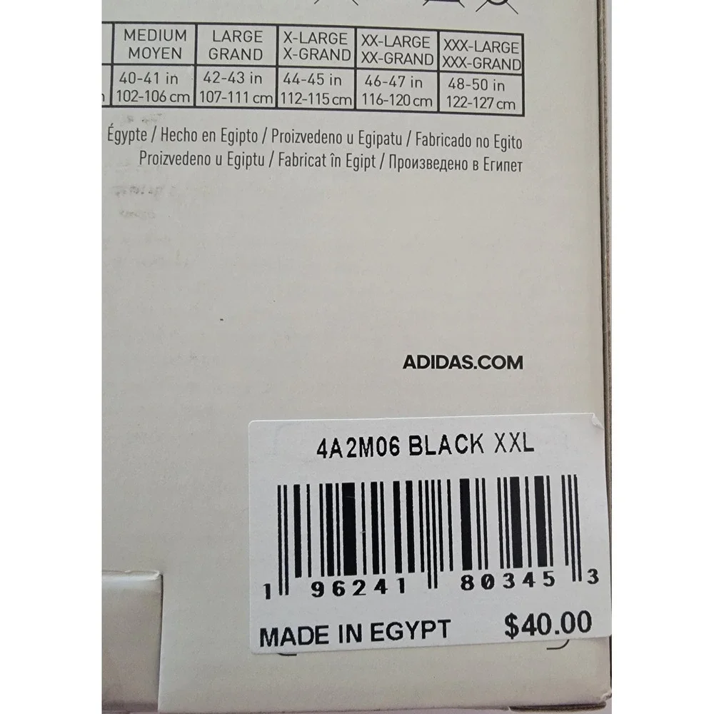 Adidas Mens 2-Pack Tank Top Black Active Flex Cotton XXL 4A2M06 New